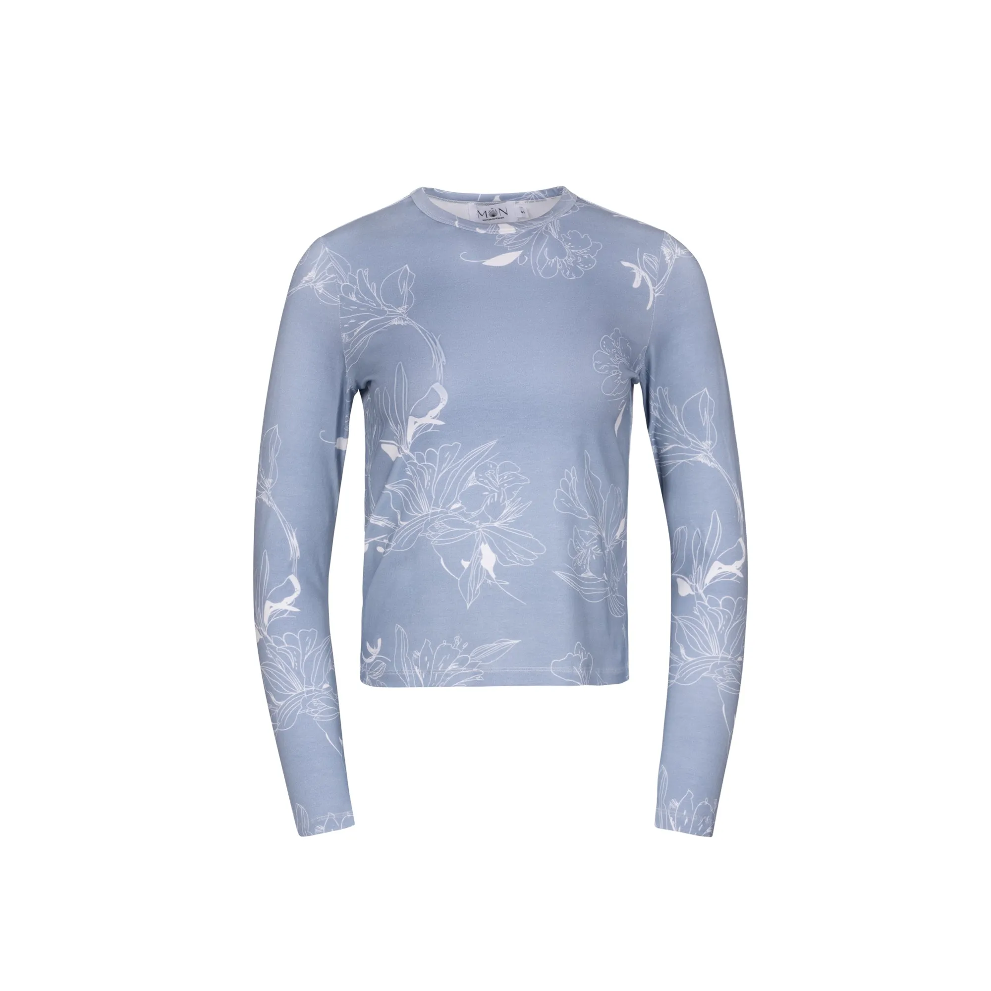 Mun Printed Essential Tee Blue