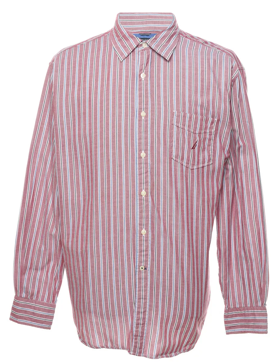 Nautica Striped Smart Shirt - XL