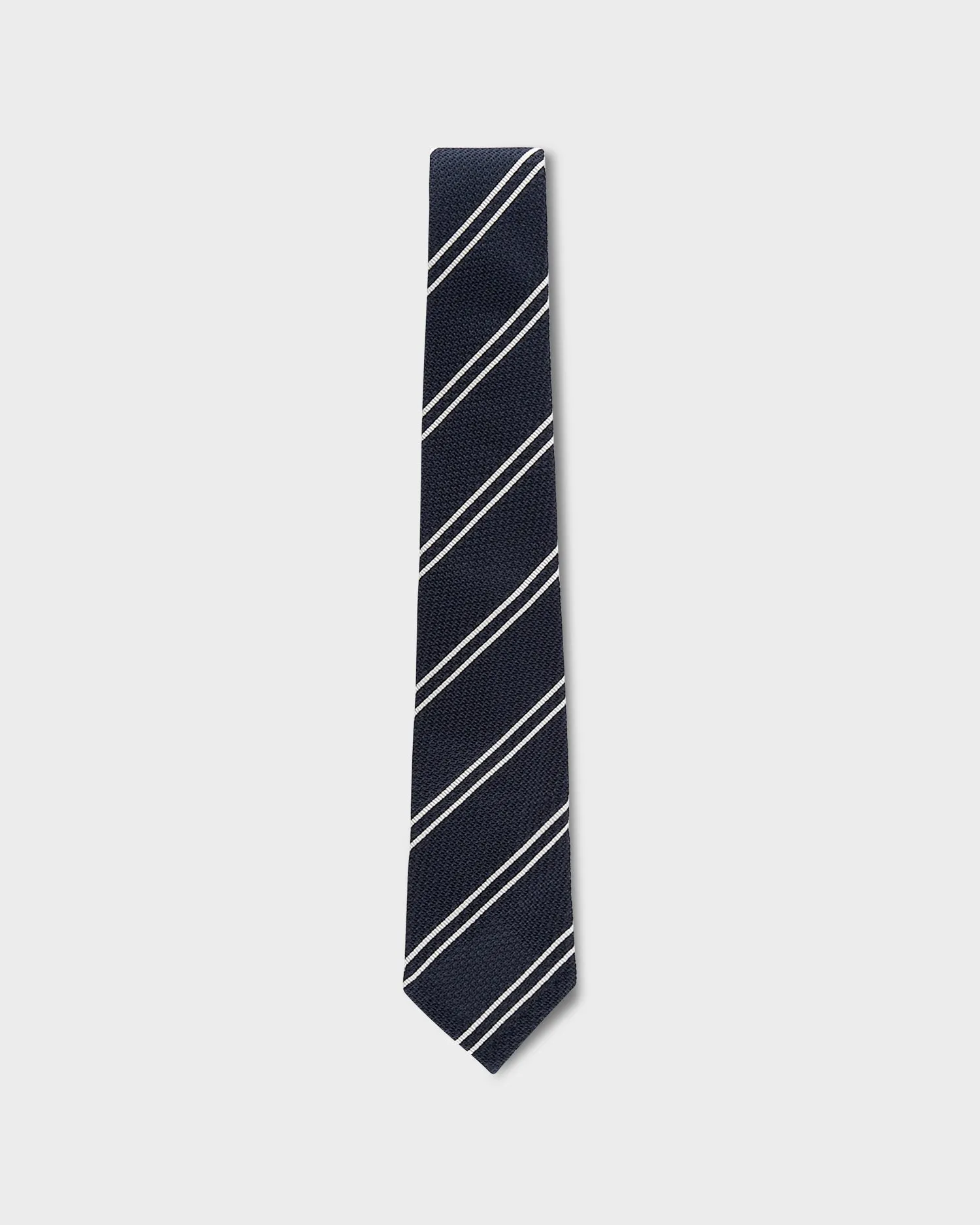 Navy And Blue Diagonal Stripe Tie
