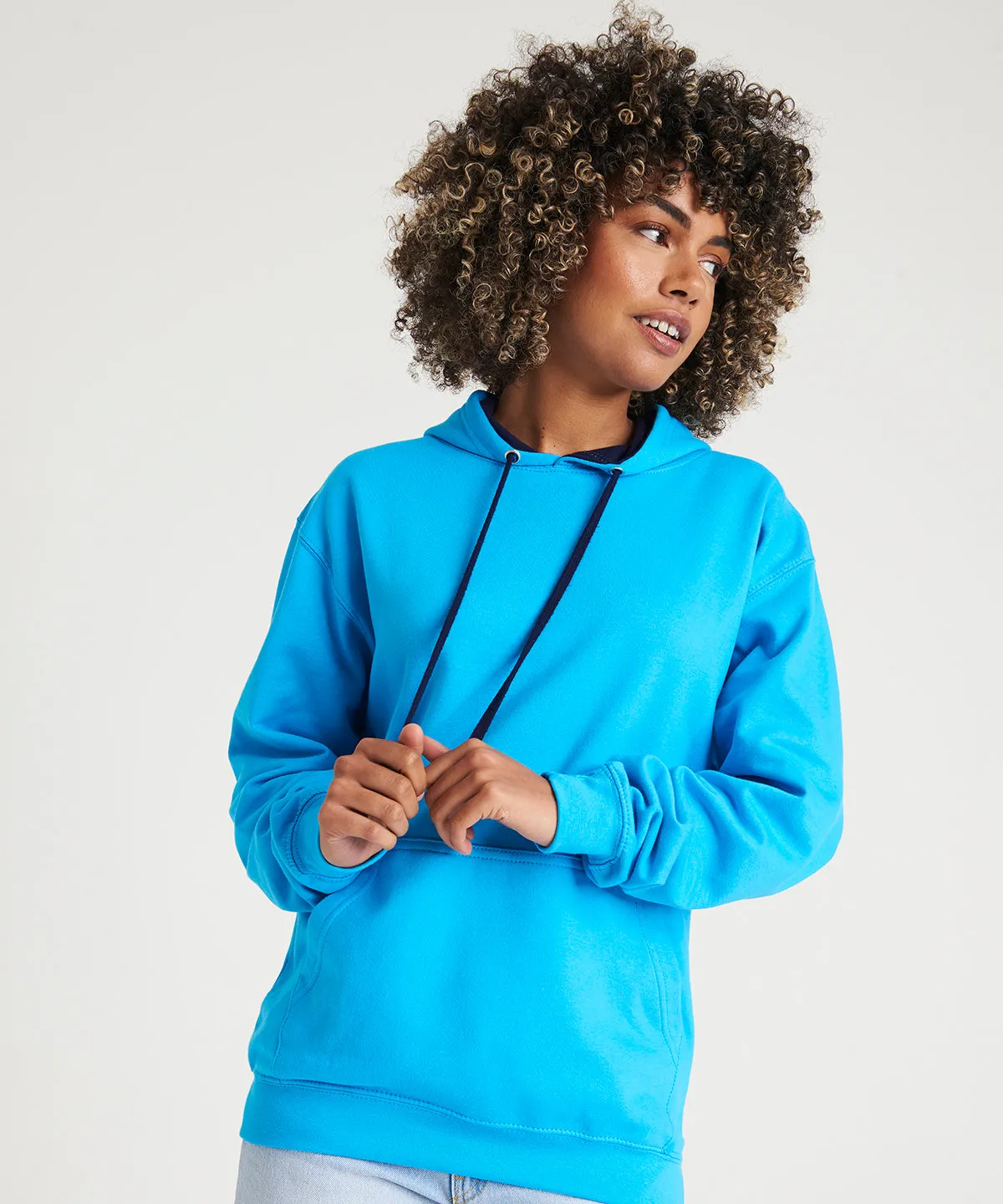 New French Navy/Sky Blue - Varsity hoodie (C)