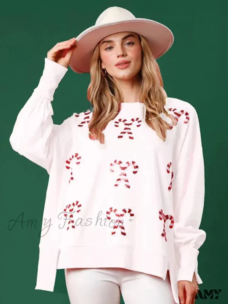 New Fresh Sweet Commuting Sequins Thickened Versatile Hoodie