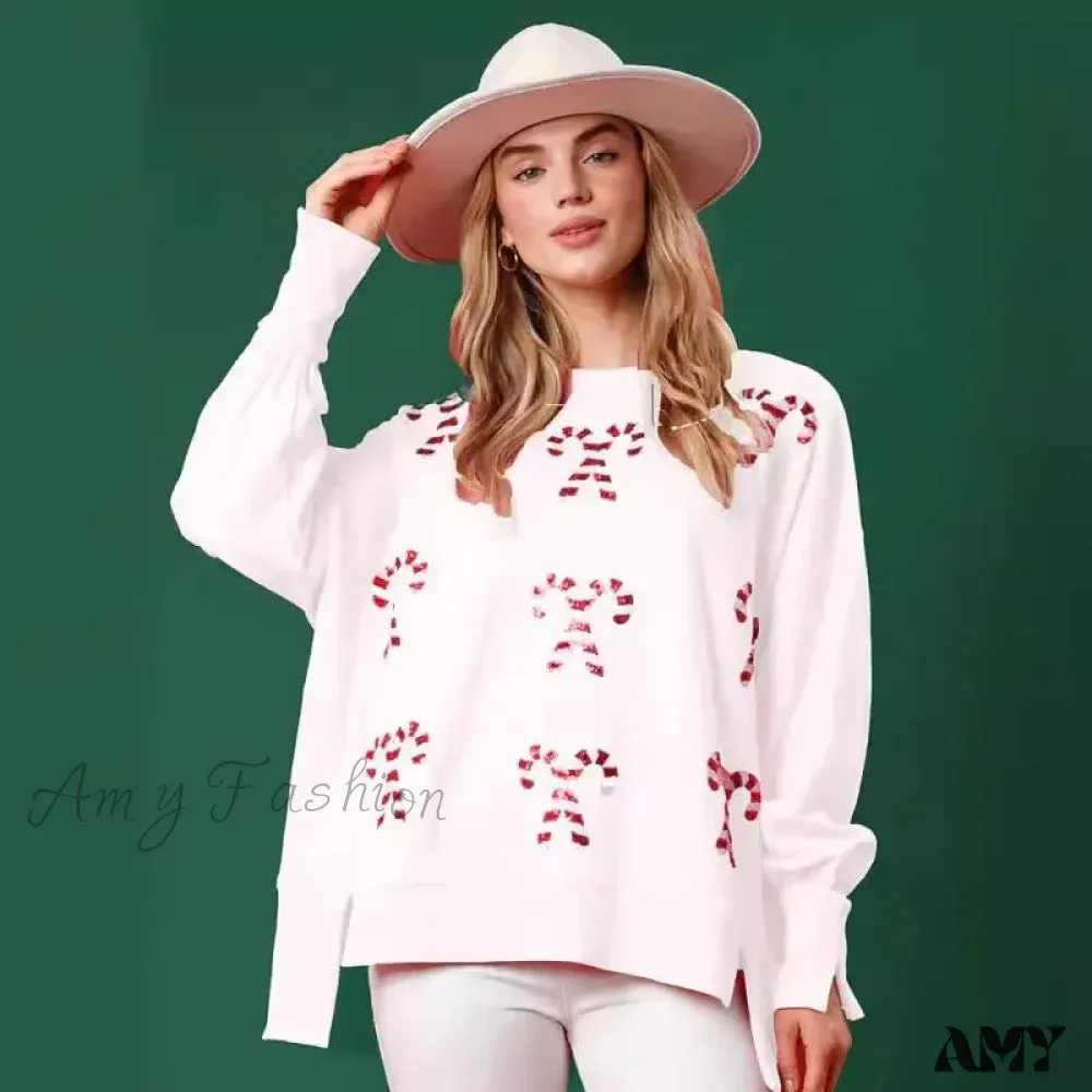 New Fresh Sweet Commuting Sequins Thickened Versatile Hoodie