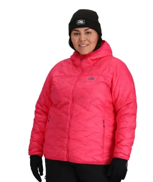 Outdoor Research Womens Plus Size SuperStrand LT Hoodie Pink 2X-4X