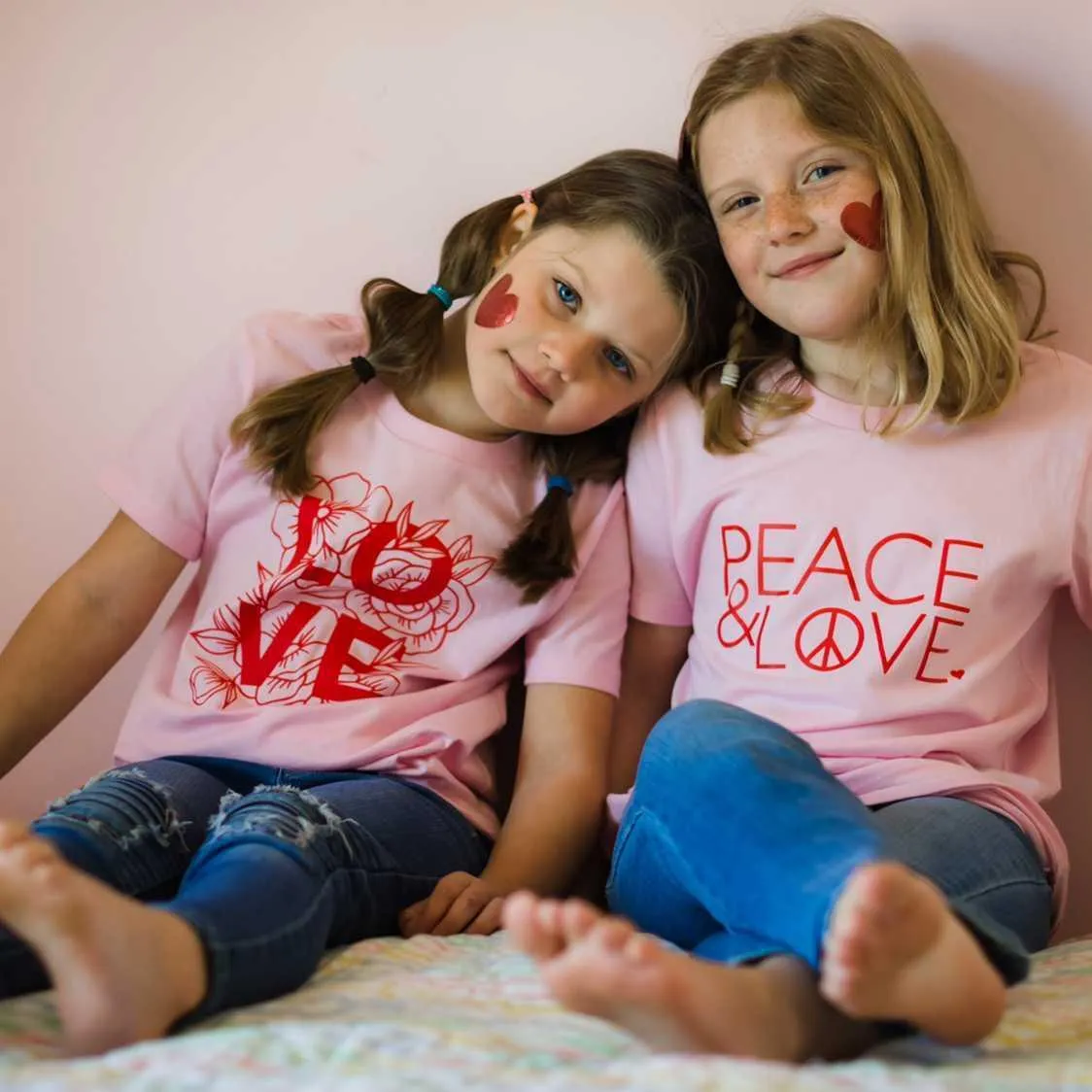 Peace & Love - Kid's   Toddler Tees