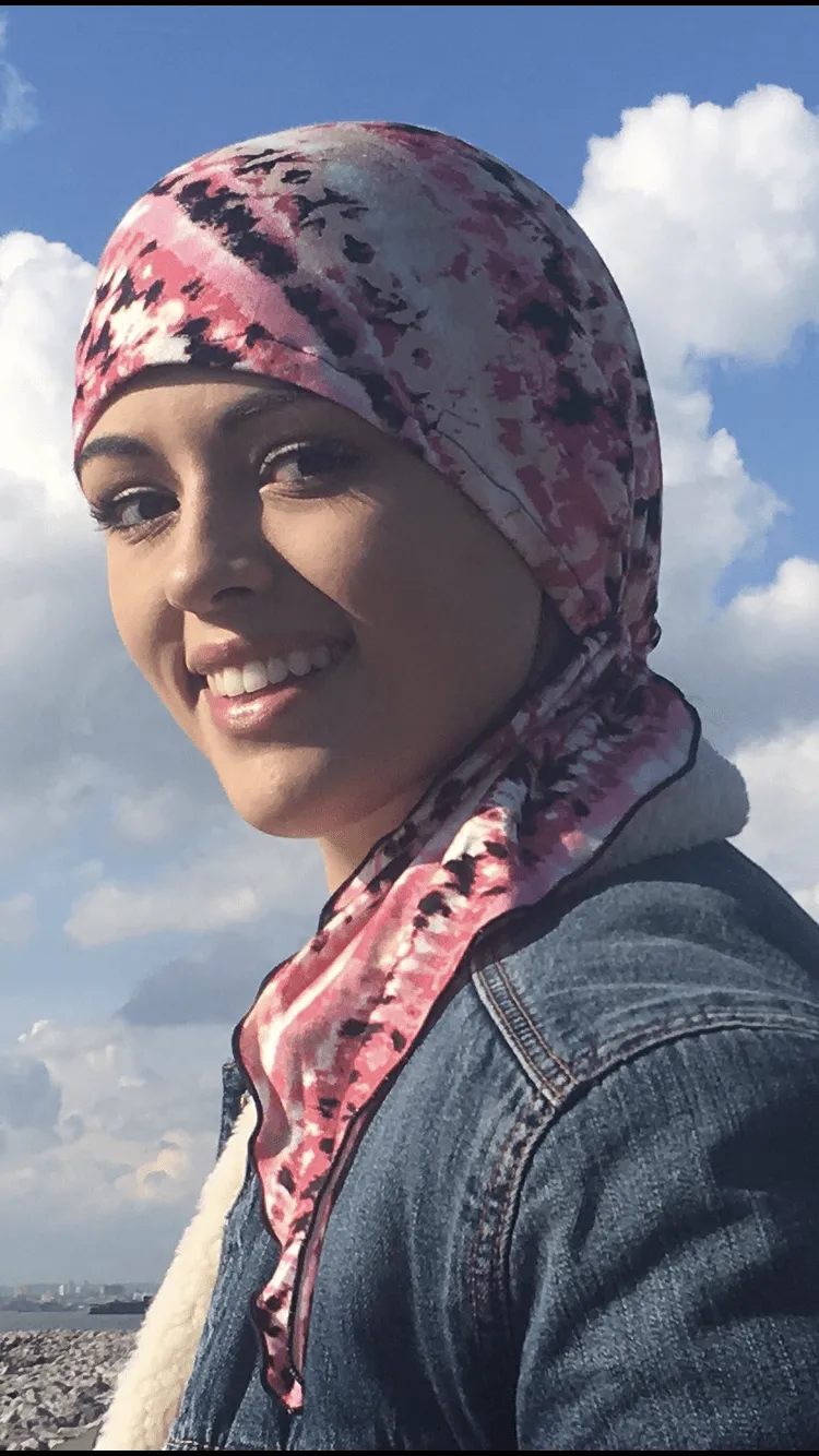Pink Head Scarf For Women | Fashion Hijab Pre Tied Colorful Head covering