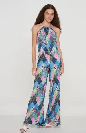Printed Patchwork Flares
