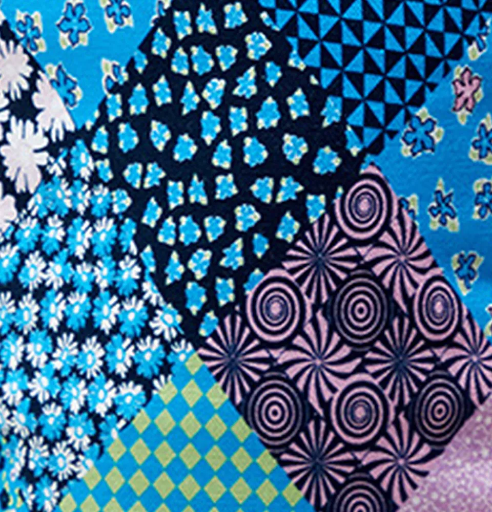 Printed Patchwork Flares