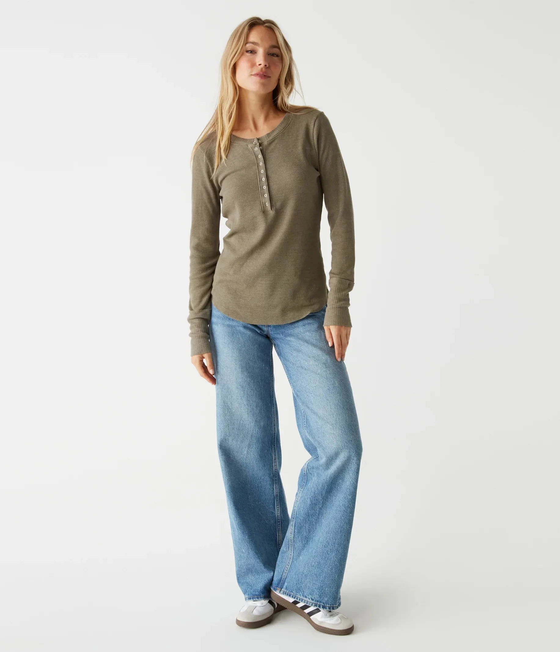 Regan Thermal Henley Tee