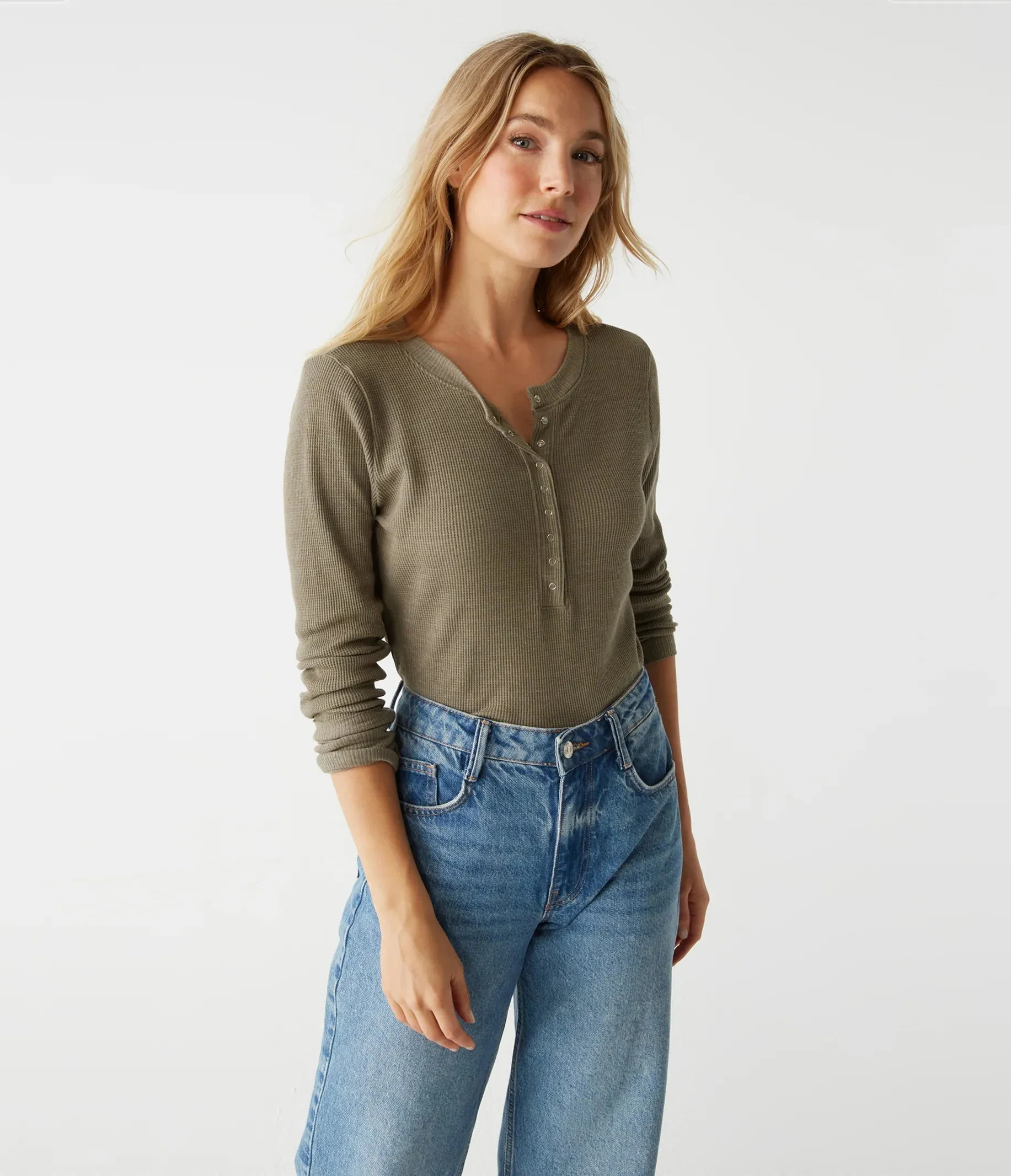 Regan Thermal Henley Tee
