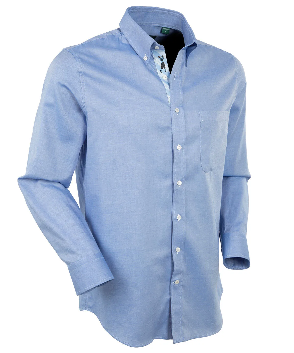 Signature 100% Cotton Oxford Solid Button-Down Shirt