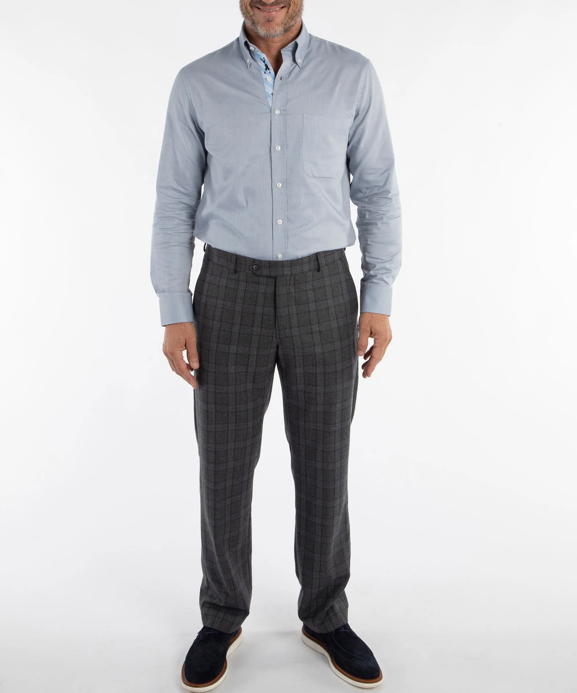 Signature 100% Cotton Oxford Solid Button-Down Shirt