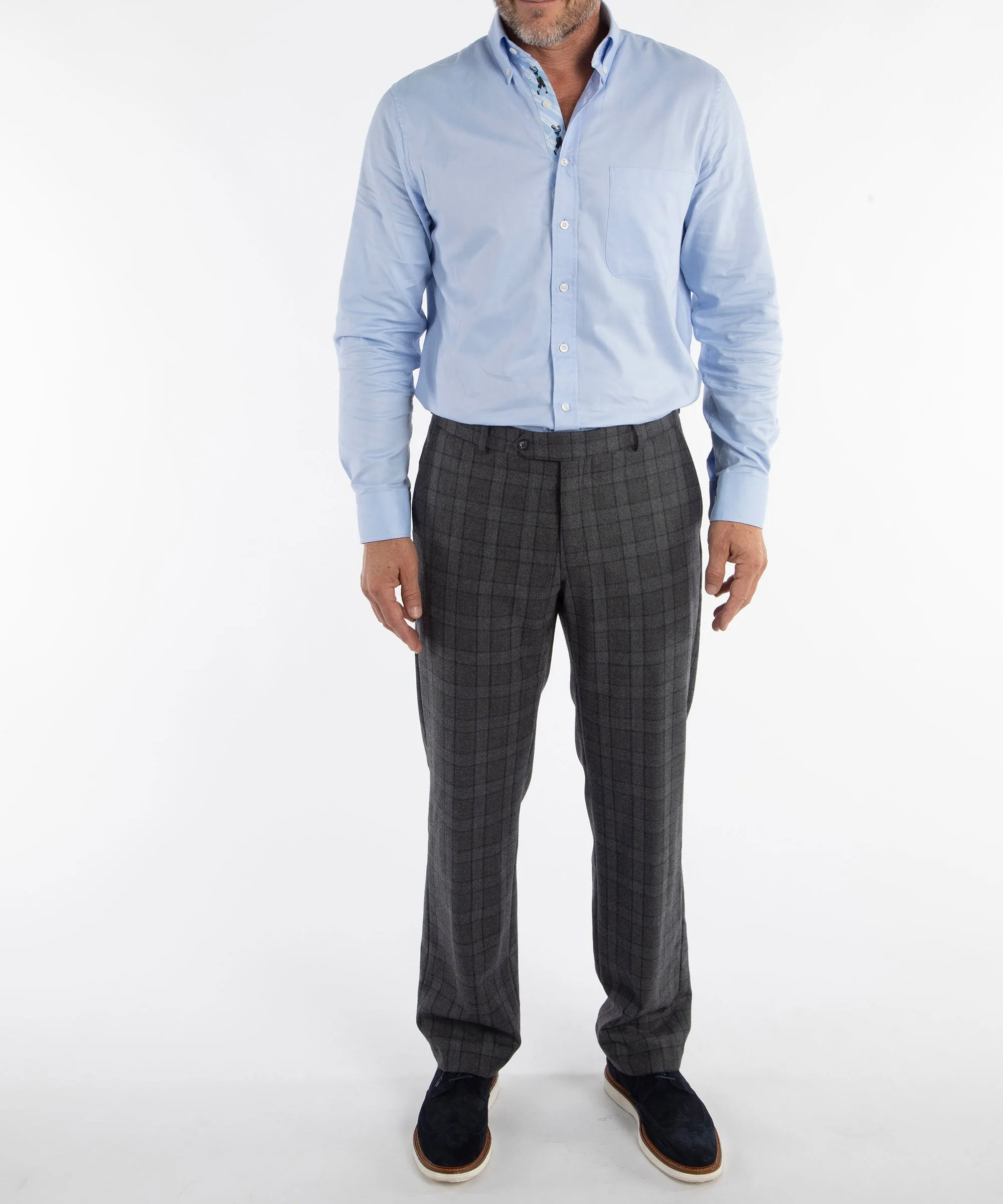 Signature 100% Cotton Oxford Solid Button-Down Shirt
