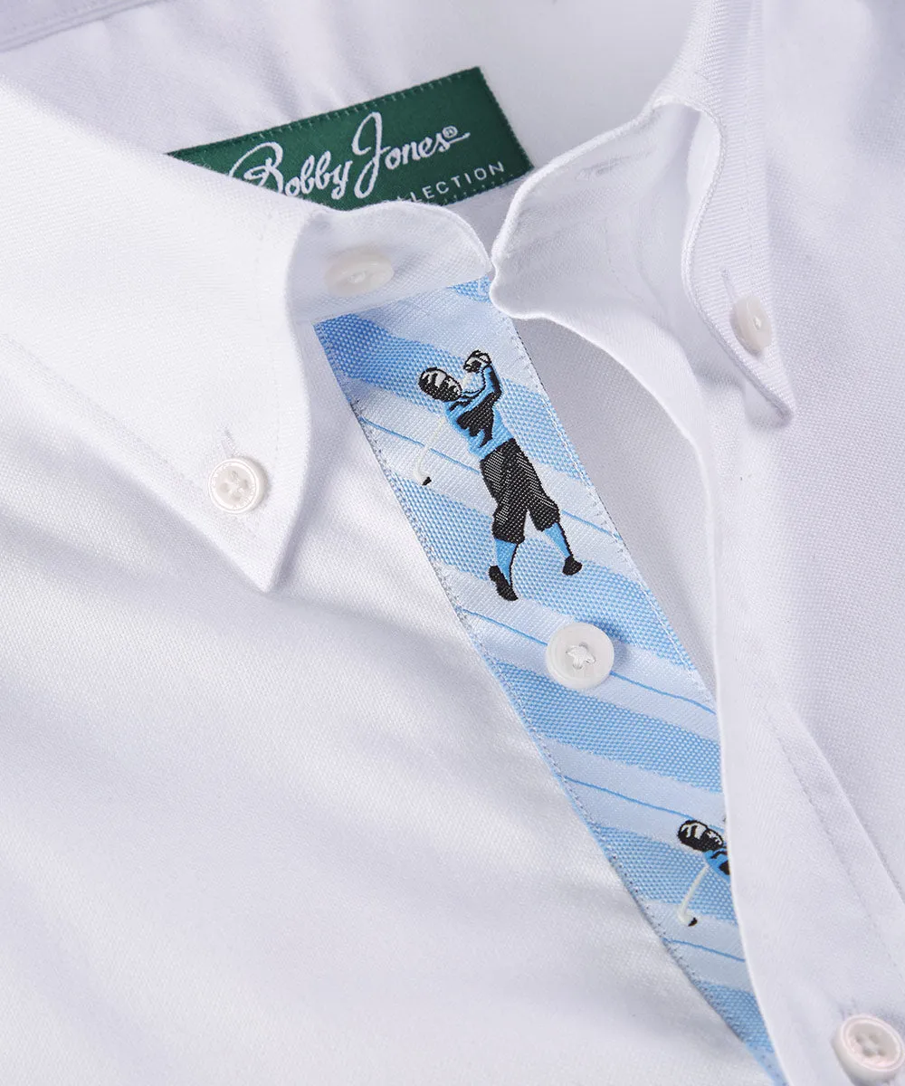 Signature 100% Cotton Oxford Solid Button-Down Shirt