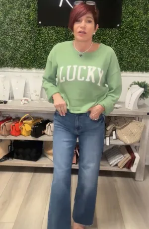 Slim Palazzo Jeans
