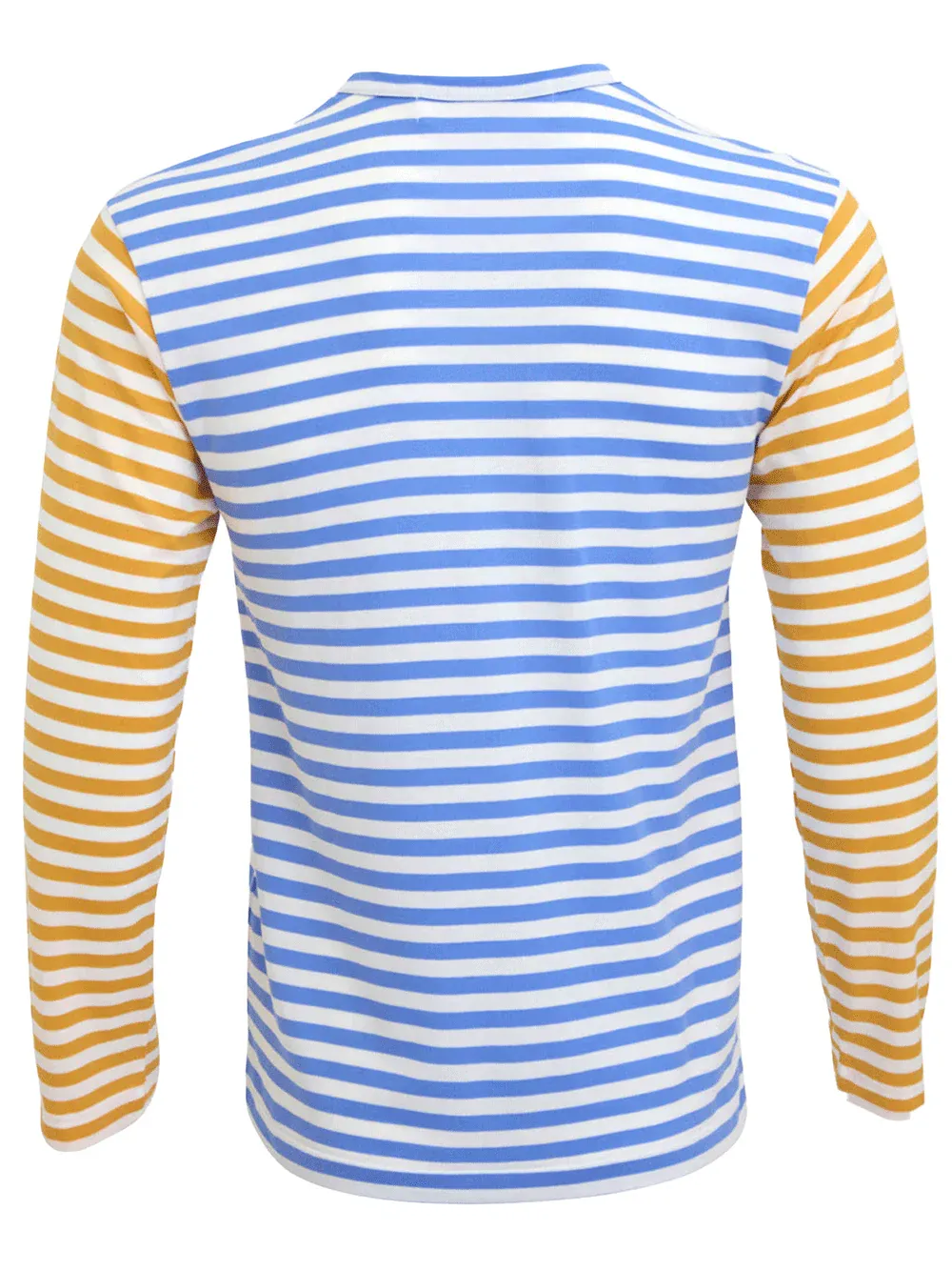 Small Red Heart Bi-Color Stripe Tee