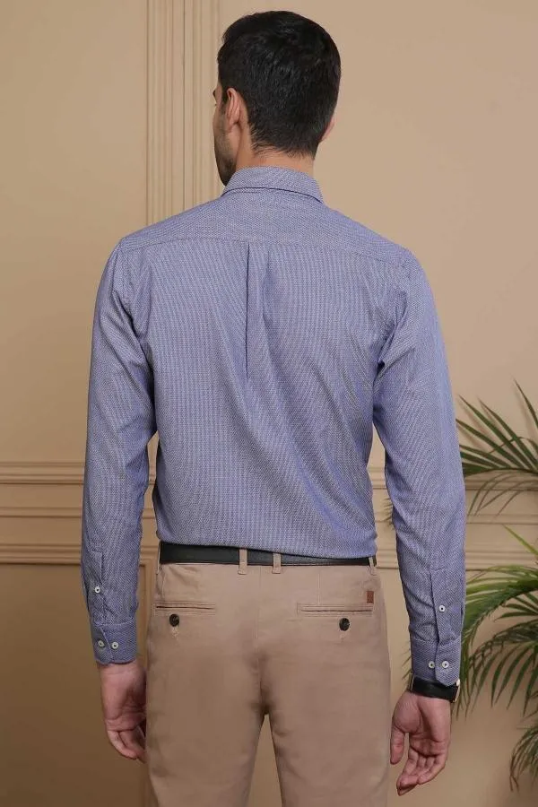 SMART SHIRT FULL SLEEVE SLIM FIT BLUE