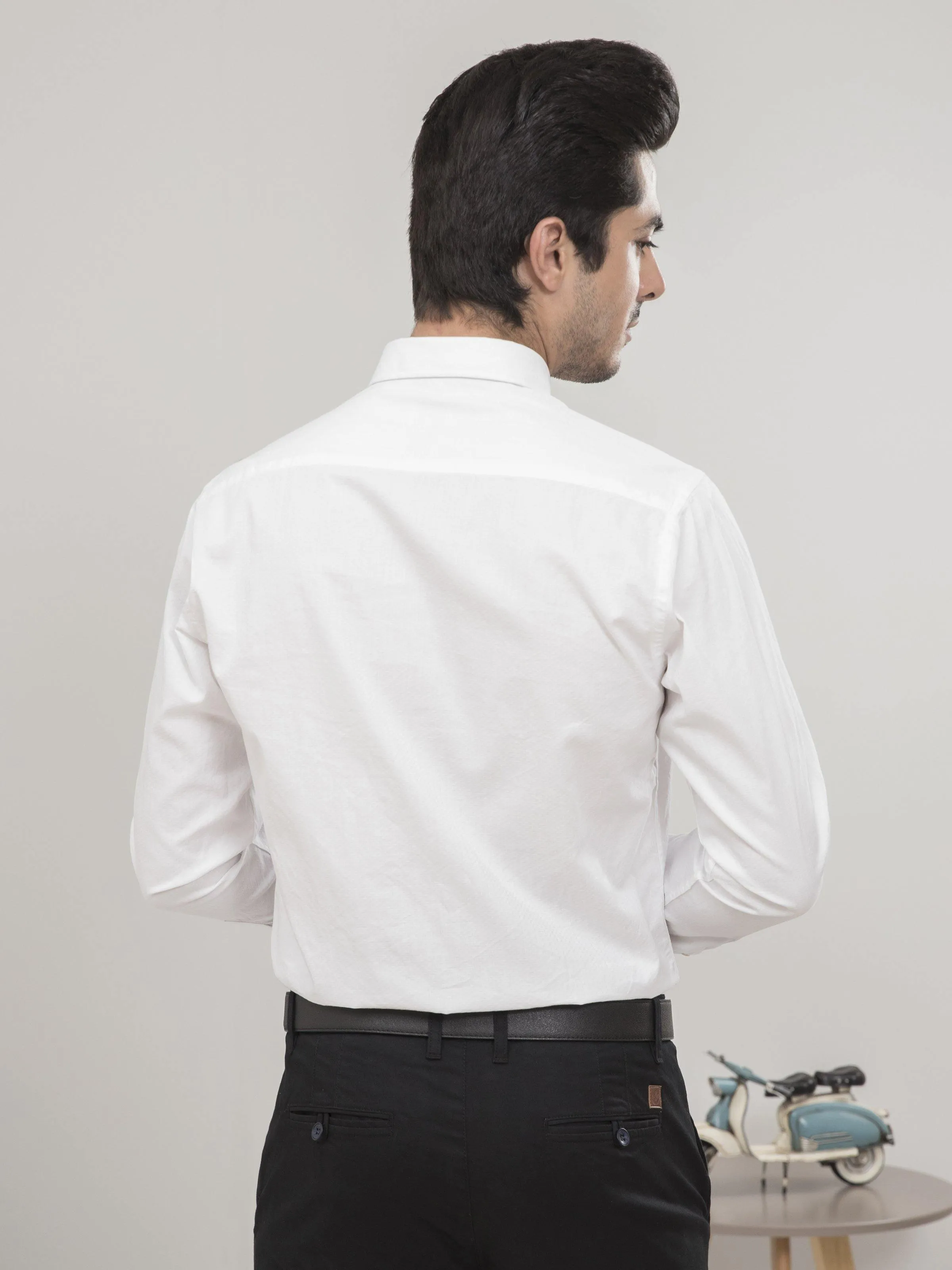 SMART SHIRT FULL SLEEVE WHITE