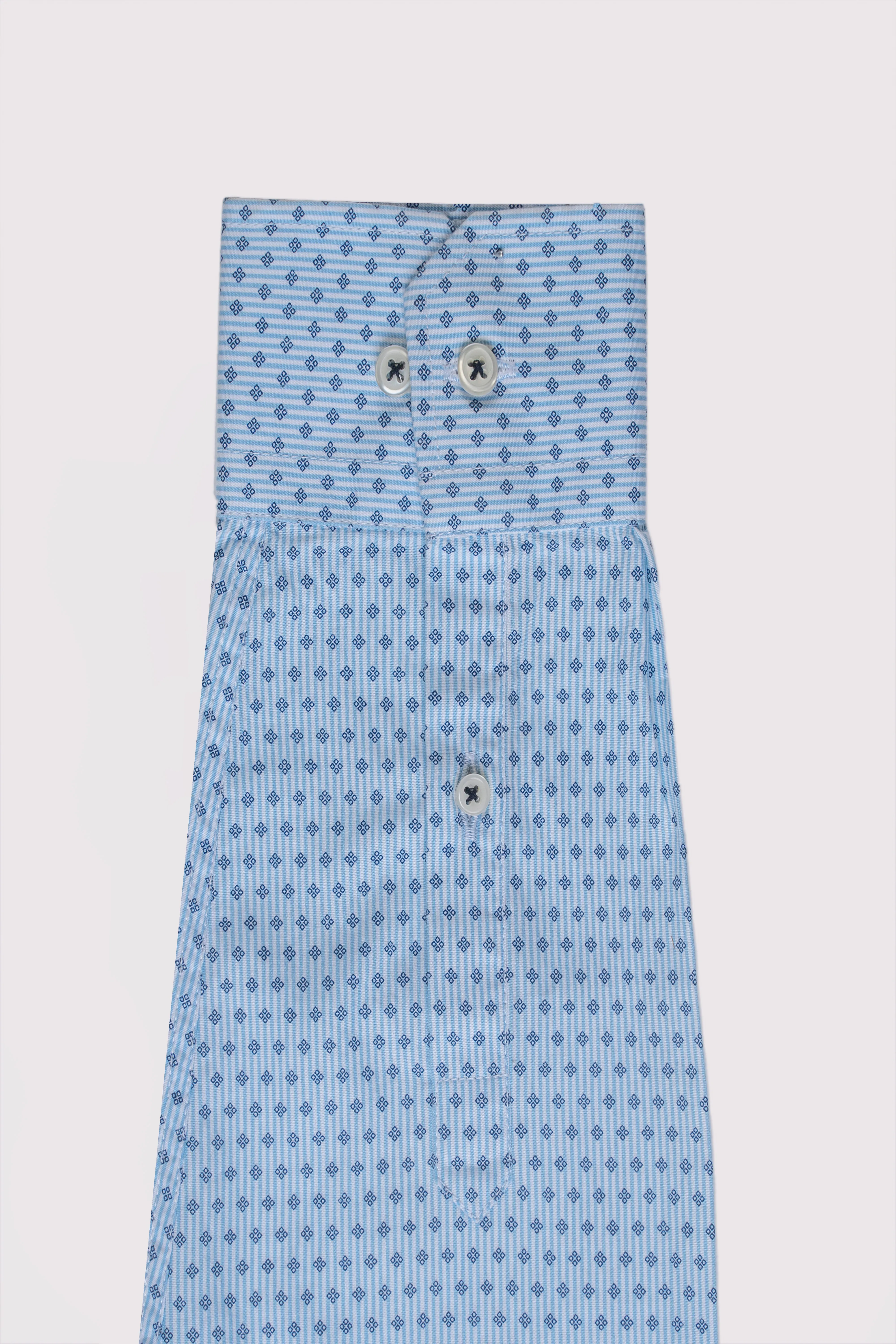 SMART SHIRT WHITE BLUE