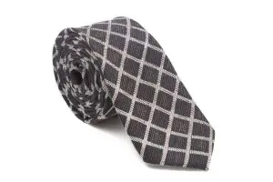 Terminator Gray Cashmere Necktie - Embrace Timeless Style