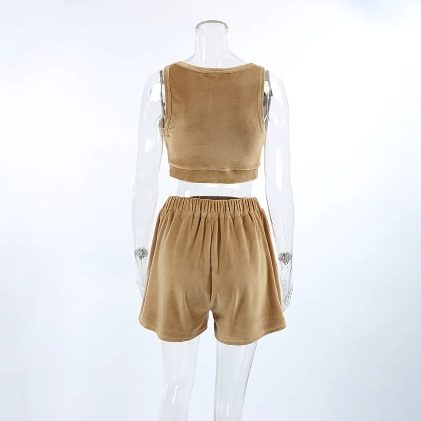 Three Piece velvet loungewear