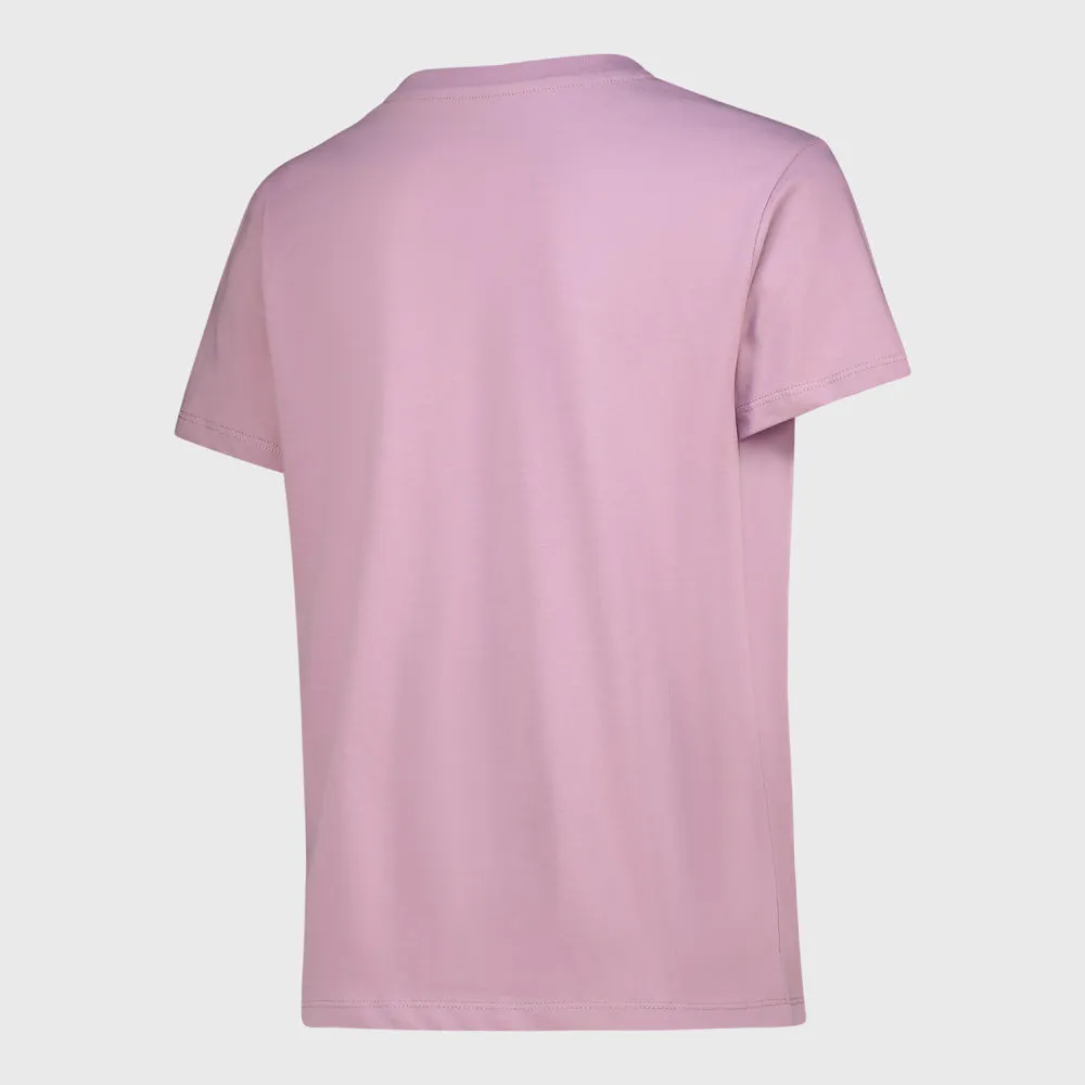 Vans Womans Drop V SS Crew T-Shirt Purple _ 182726 _ Purple