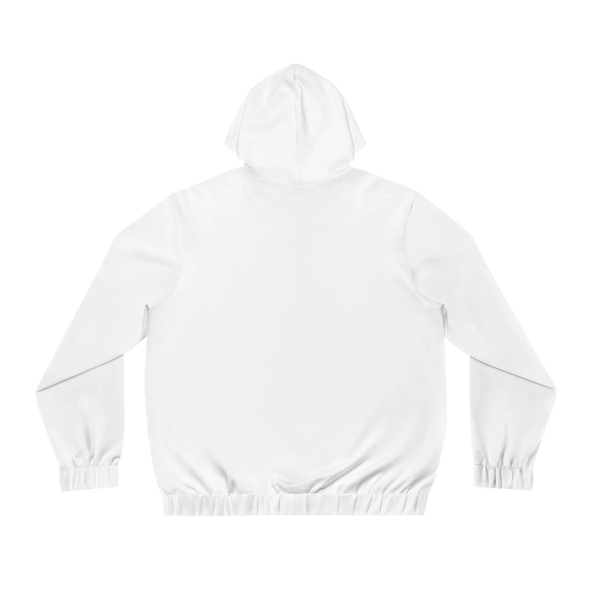 White Men's Full-Zip Hoodie