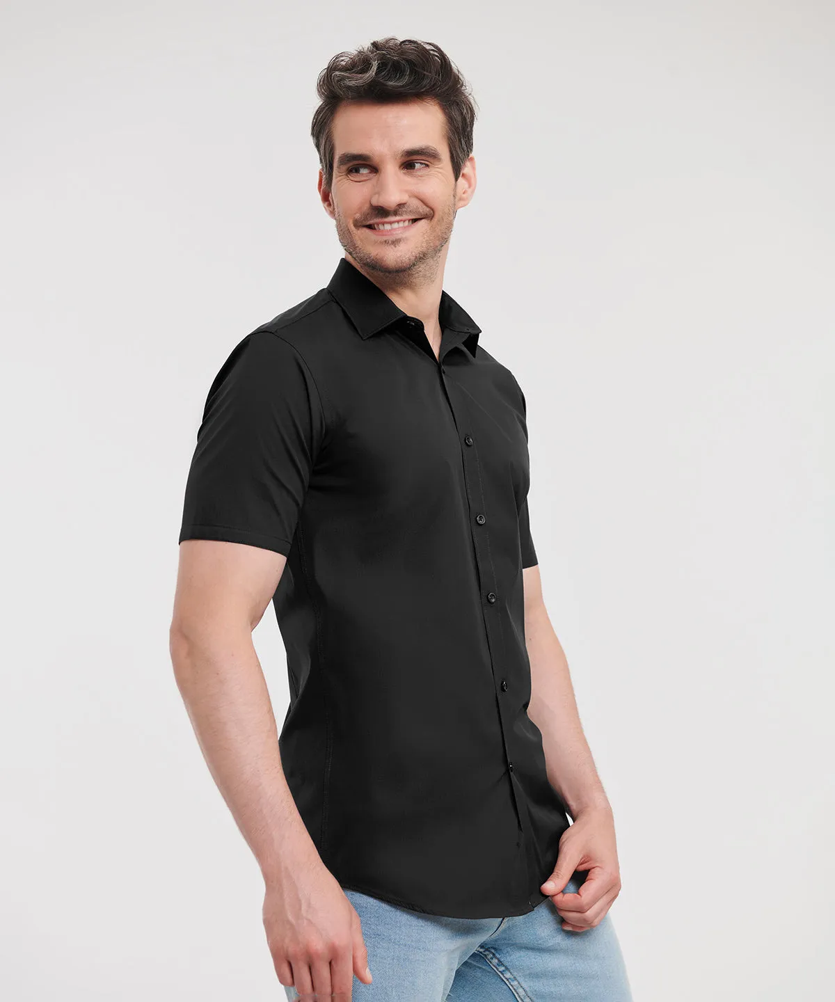 White - Short sleeve ultimate stretch shirt