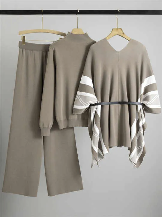 Women's Casual Three-Piece Set for-طقم نسائي