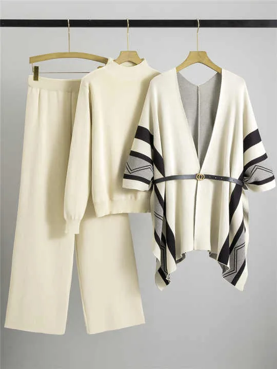 Women's Casual Three-Piece Set for-طقم نسائي