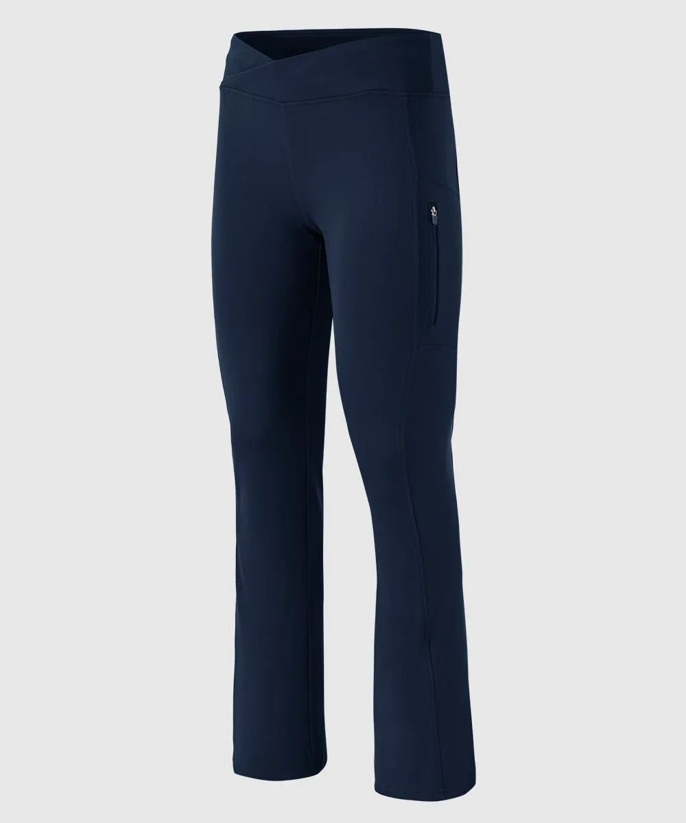 Women's Slim Elastic Flared Legging Pants
