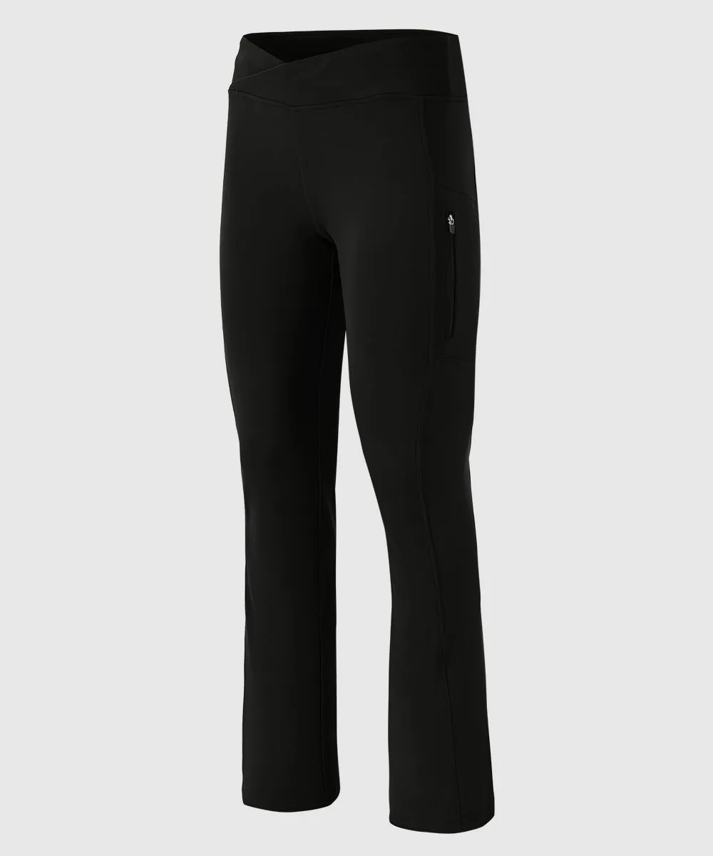 Women's Slim Elastic Flared Legging Pants
