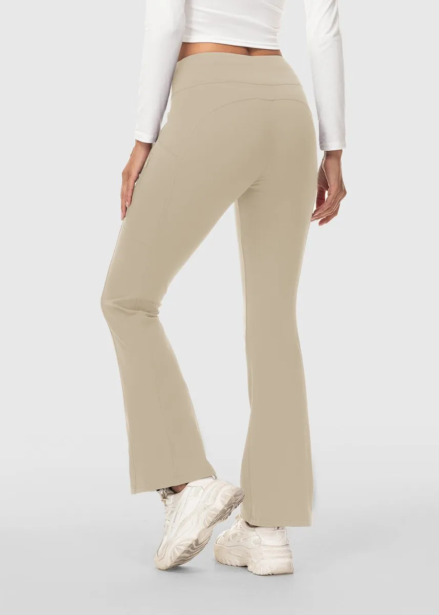 Women's Slim Elastic Flared Legging Pants