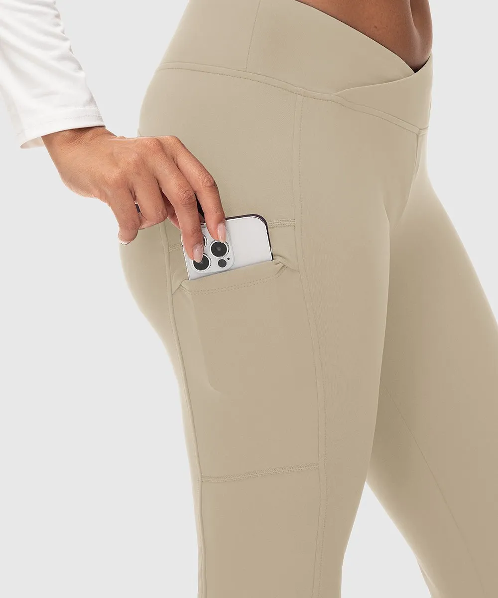 Women's Slim Elastic Flared Legging Pants