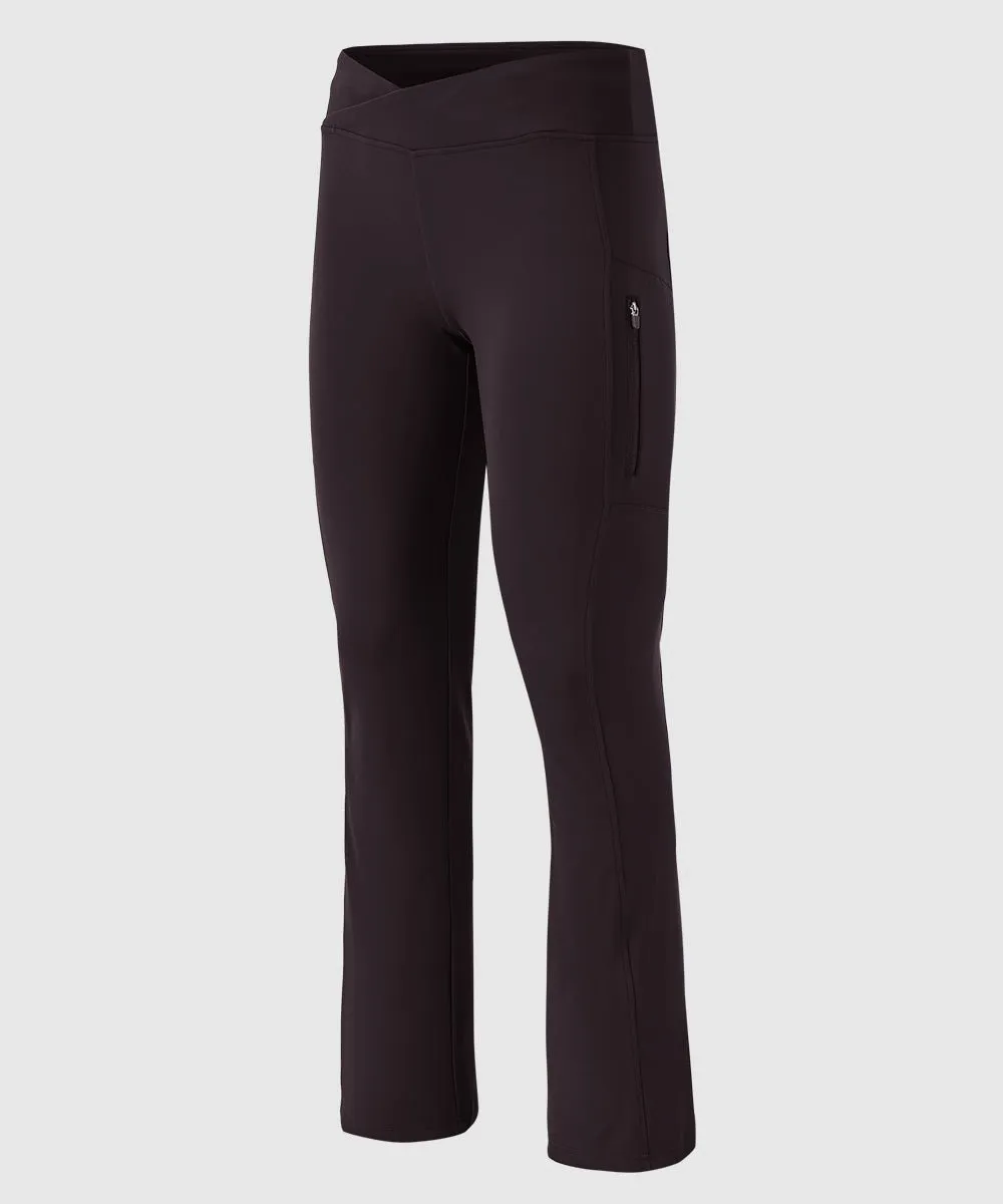 Women's Slim Elastic Flared Legging Pants