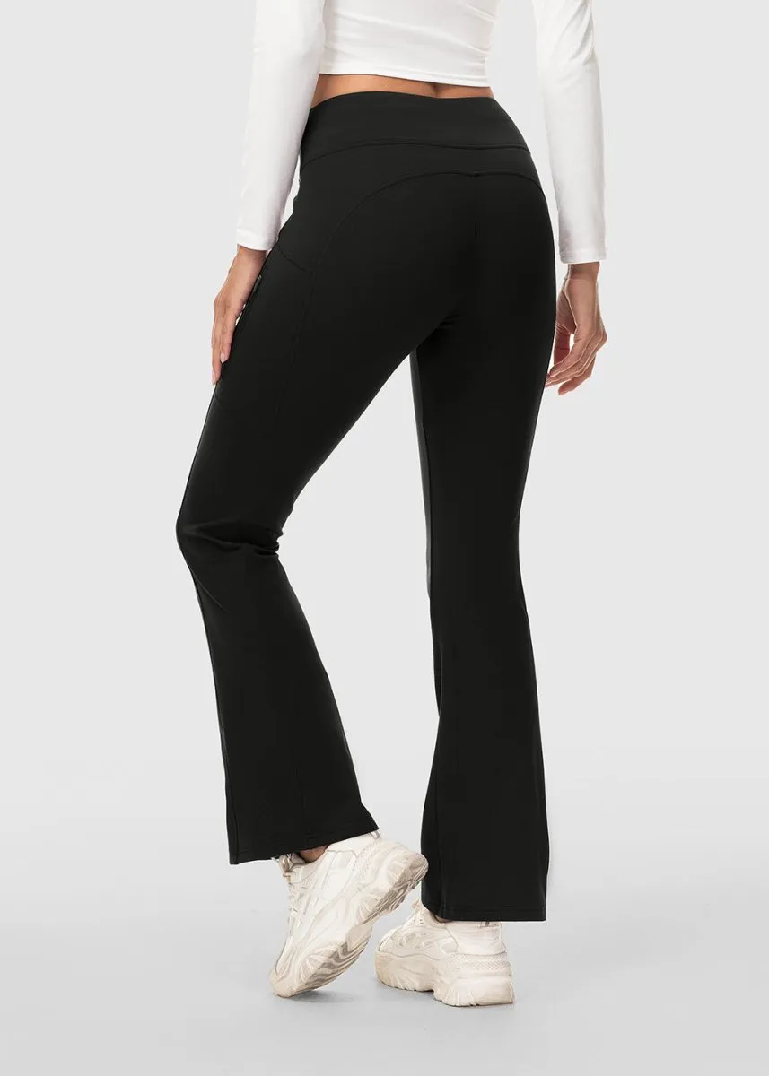 Women's Slim Elastic Flared Legging Pants