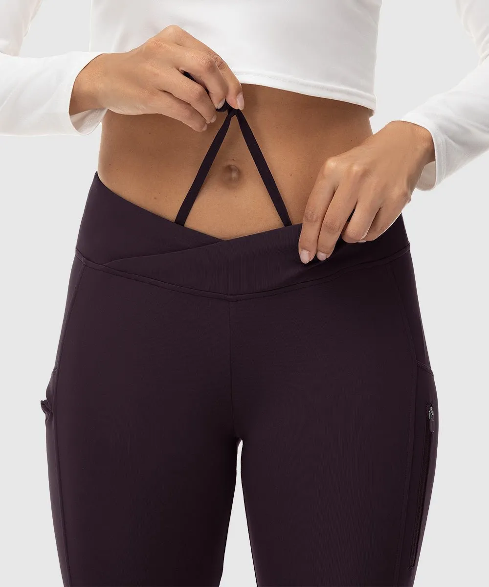 Women's Slim Elastic Flared Legging Pants