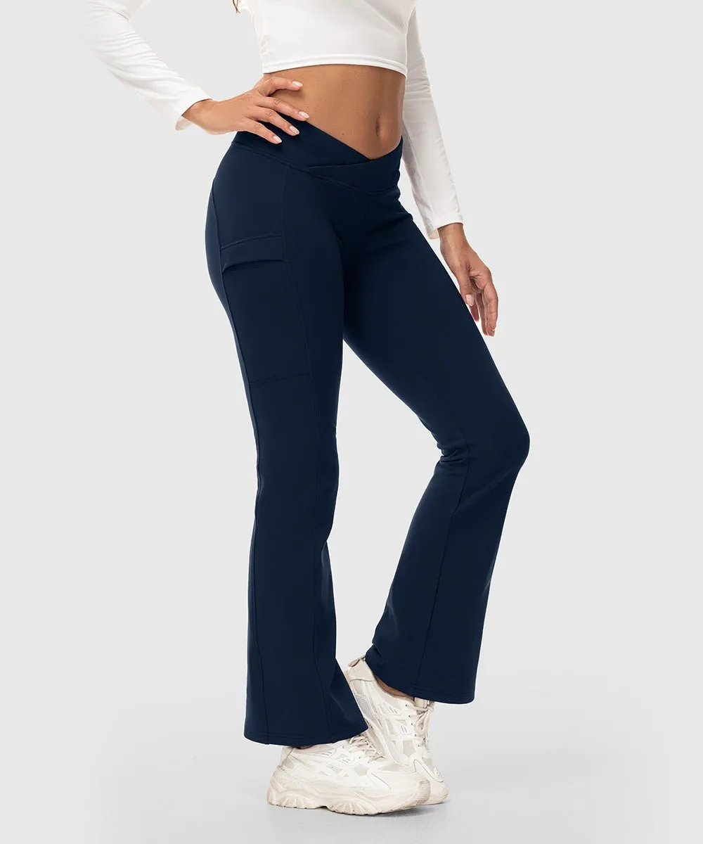 Women's Slim Elastic Flared Legging Pants