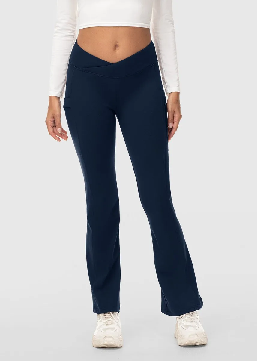 Women's Slim Elastic Flared Legging Pants
