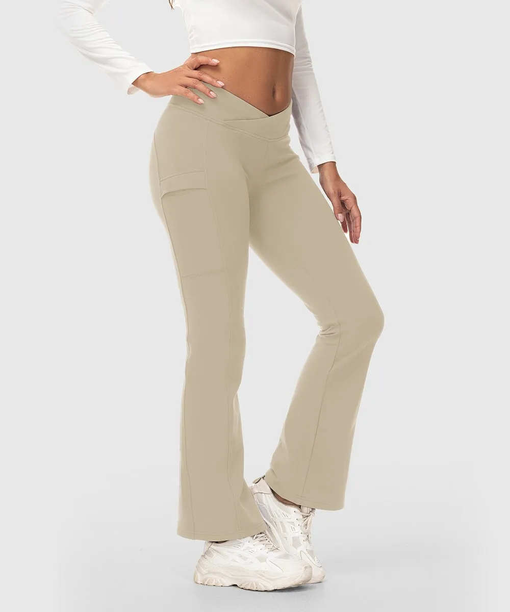 Women's Slim Elastic Flared Legging Pants