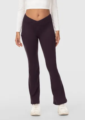 Women's Slim Elastic Flared Legging Pants