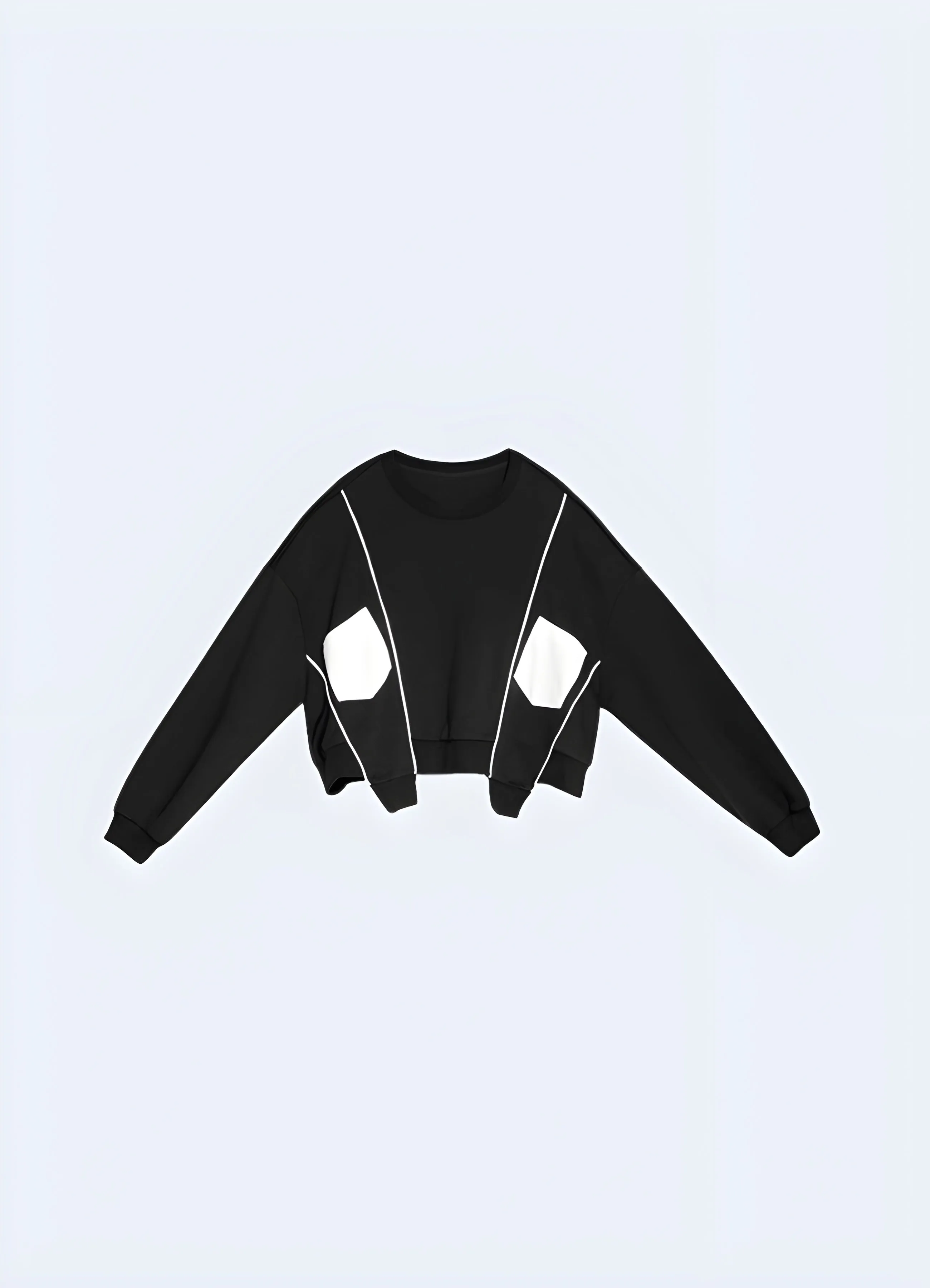Women's Techwear Black Sweatshirt