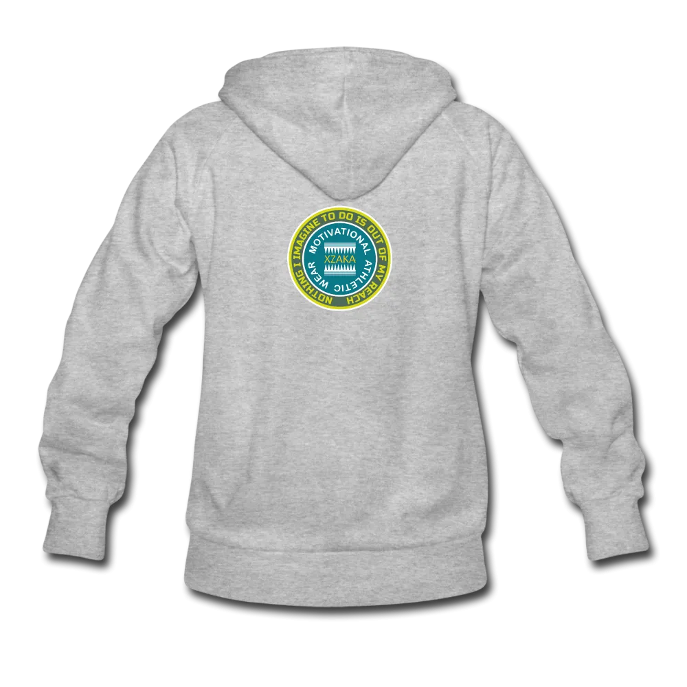 XZAKA Women "Work Out" Motivational Hoodie - W1296