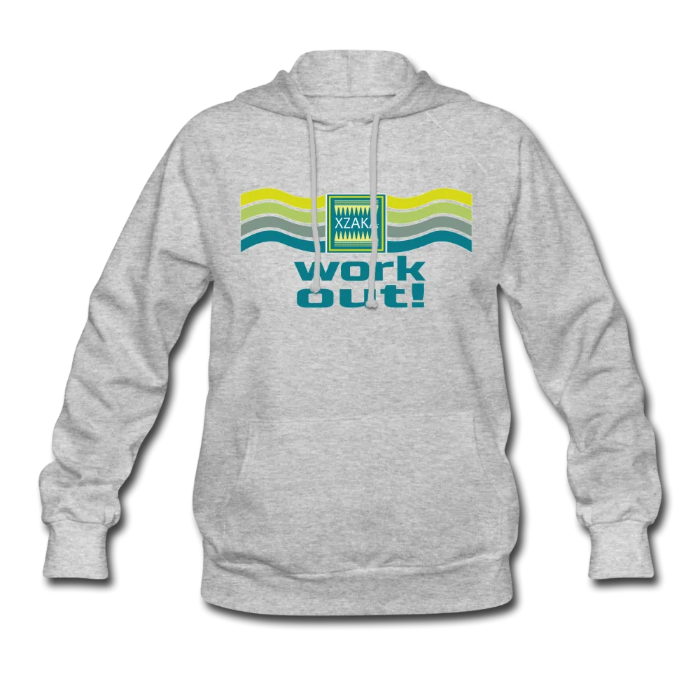 XZAKA Women "Work Out" Motivational Hoodie - W1296