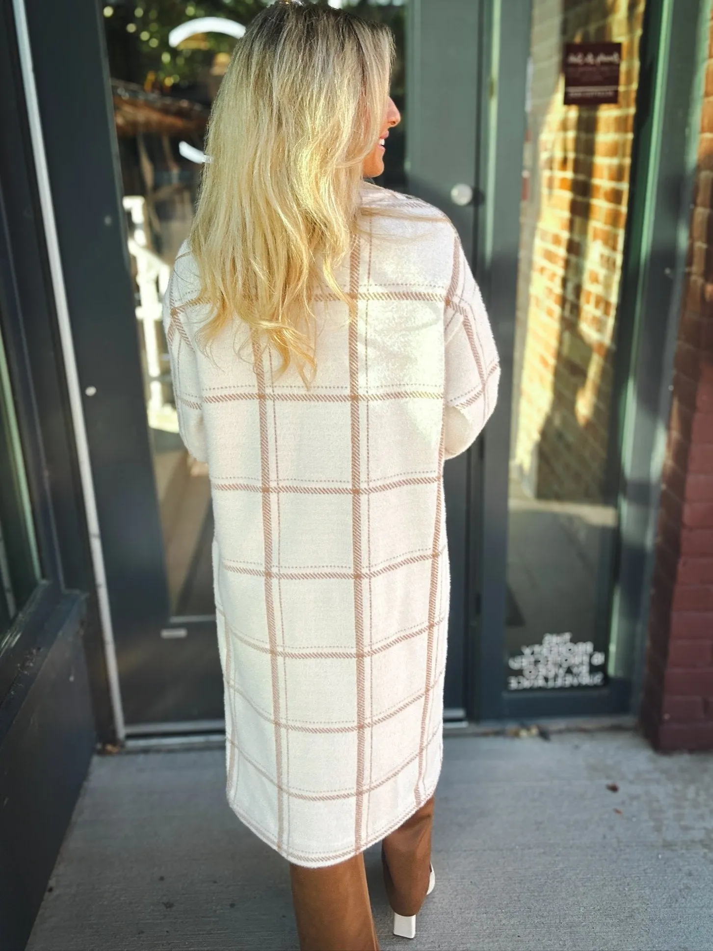 Z Supply Mason Windowpane Coat